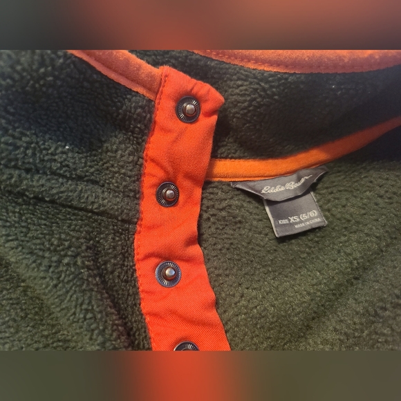 Boy Eddie Bauer Pullover Kids XS 5/6 - Picture 4 of 4